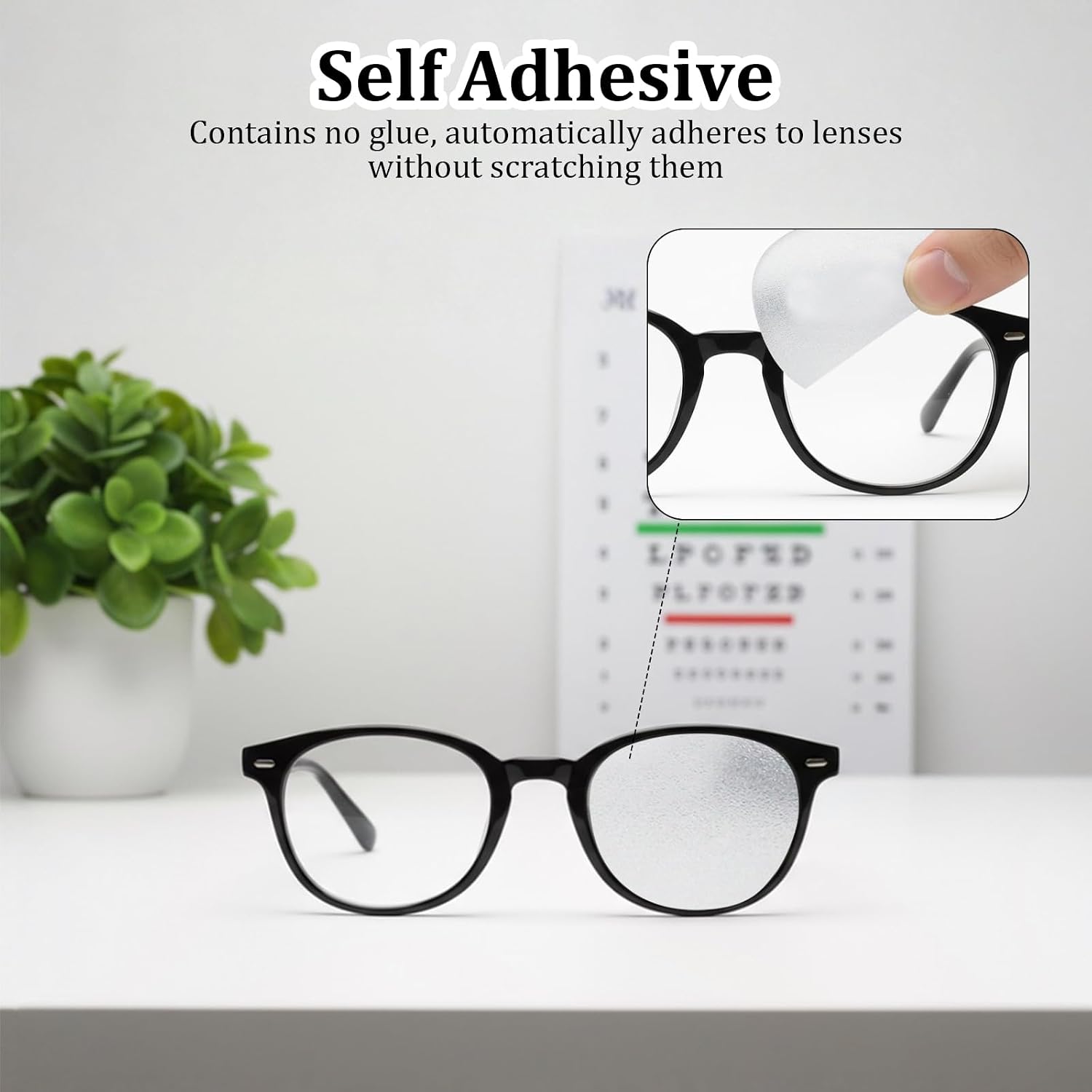 12 Pack Translucent Eye Patch for Glasses, Reusable Eye Patches Vision Correction Patch, for Post-Operative Recovery Care Following Eye Surgeries Such as Amblyopia & Strabismus Correction (White)