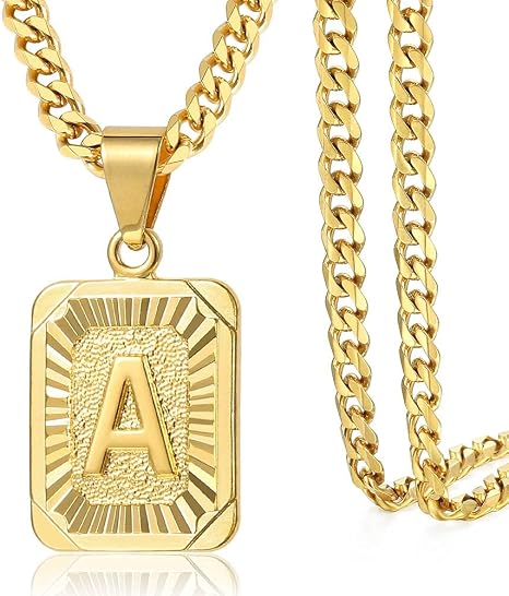 Amazon.com: A-Z Pendant Letter Necklace 