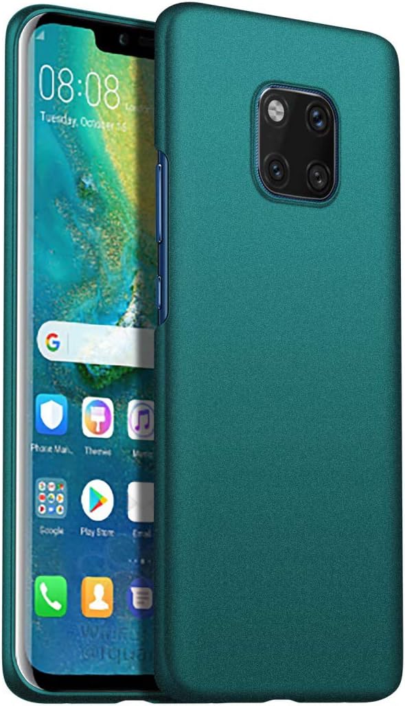 Baanuse Huawei Mate 20 Pro Case [Ultra Slim Hard PC] [Sand Scrub Non-slip] [Shockproof Armor] Case for Huawei Mate 20 Pro Green