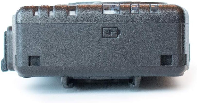 Жогорку view of the PatrolEyes PE-DV10-PRO body camera, showing the battery indicator.