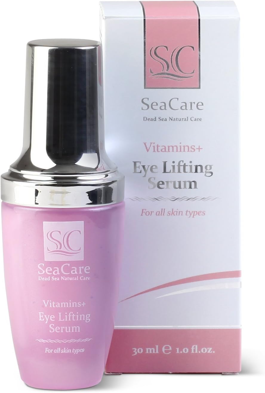 Multi - Vitamin Eye Lifting Serum by SeaCare with Vitamins A, E, Coenzyme Q10 and Dead Sea Minerals, 30 ml