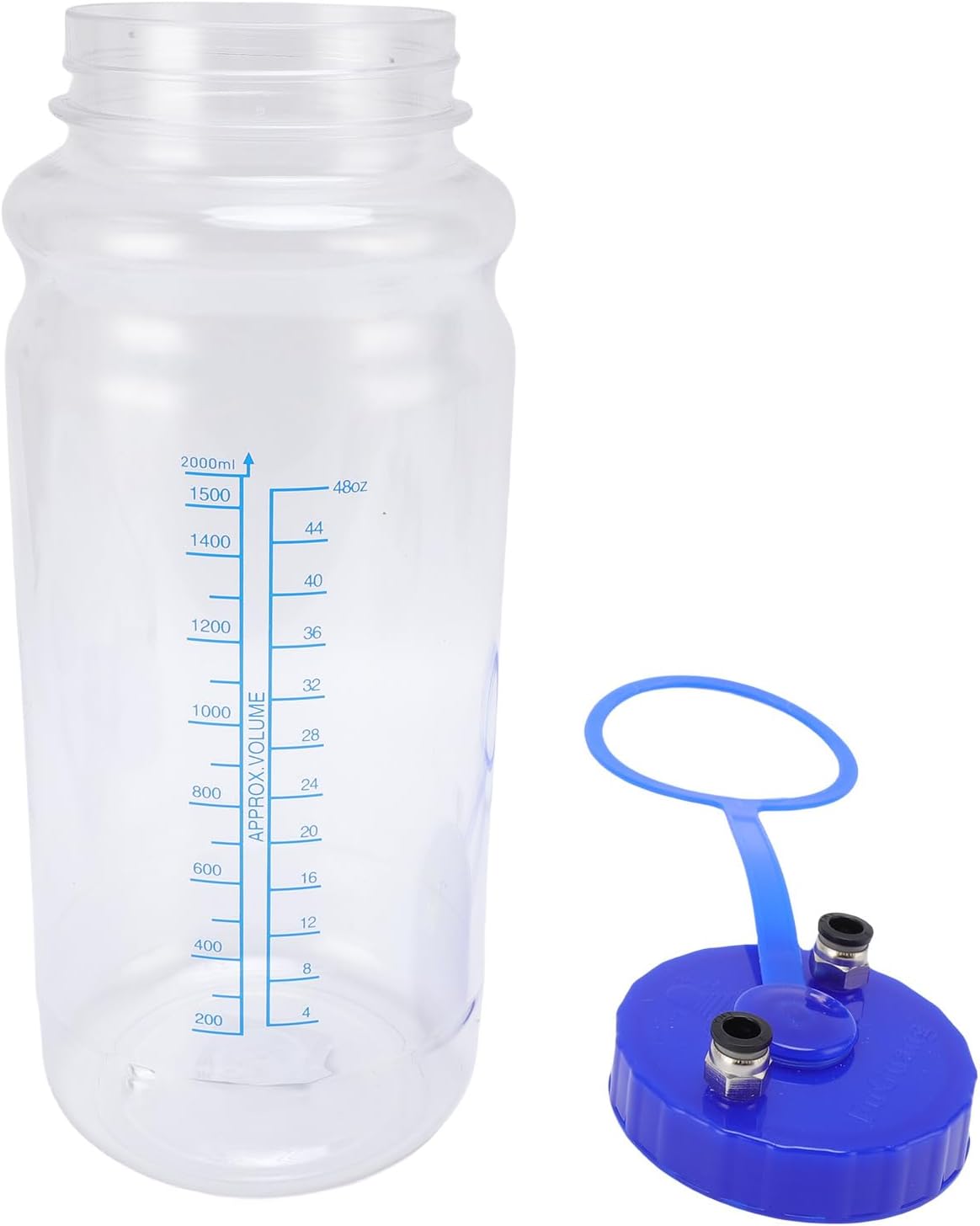 Luqeeg Goat Milking Machine, Portable Adjustable 5 Gears Electric Milker, USB Rechargeable Battery Powered Automatic Breast Pump with USB Electric Negative Pressure Gun 2 Teat Cups