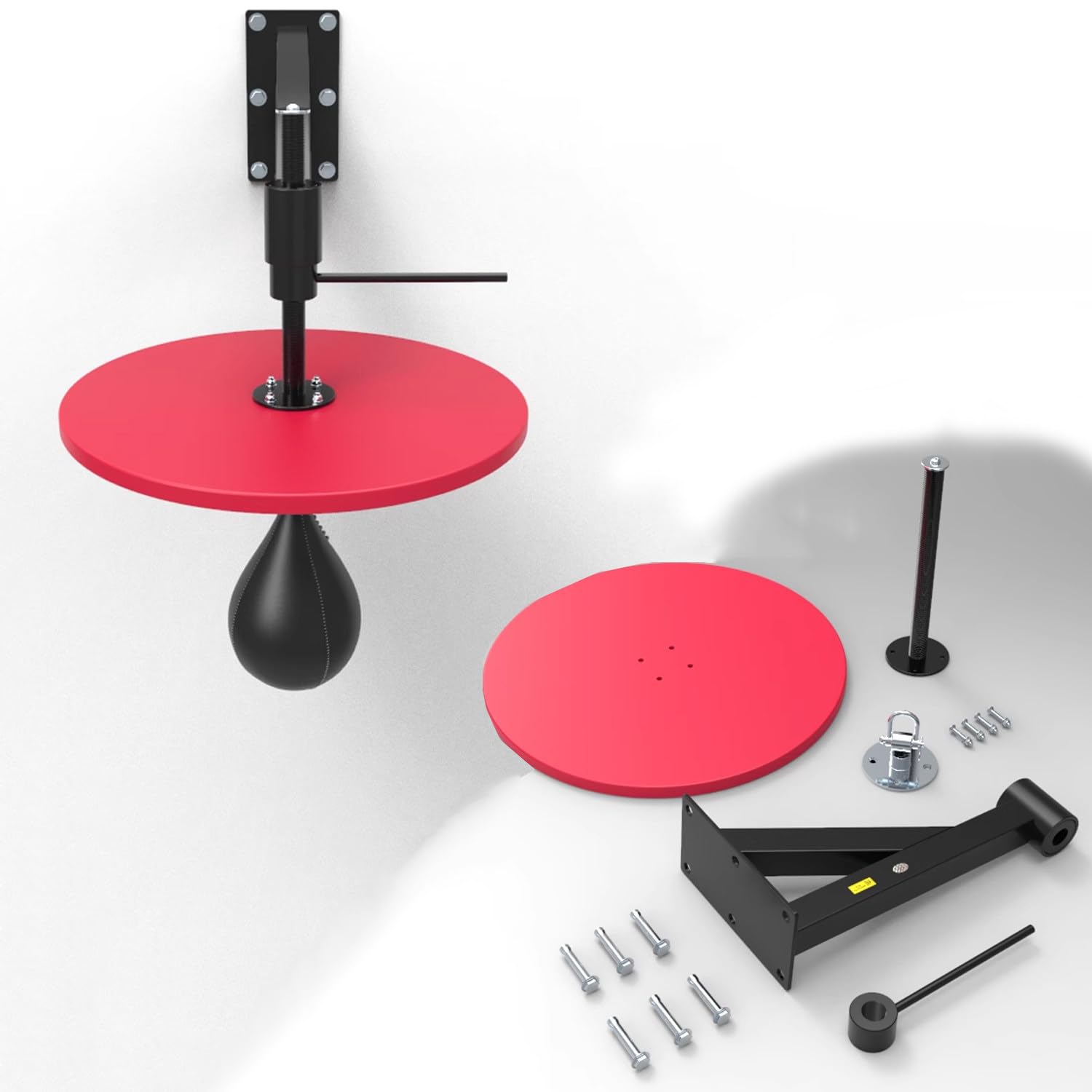 Boxen Reflex Ball,Speed Bag Für Boxen,Boxbirne Hängend,Adjustable Height Speed Bag Platform,Heavy Duty Boxing Training Equipment,Für Erwachsene Bauen Ausdauer Speedball