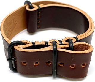 MADE IN USA Shell Cordovan Military Watch Strap (PVD Buckle) 18mm 20mm 22mm 24mm 26mm