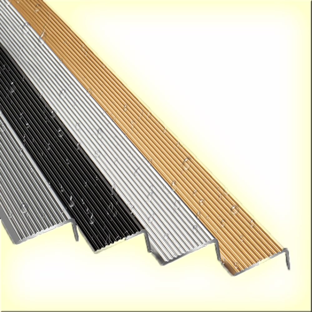 Bandes antidérapantes pour escaliers et nez de marche métal 120cm