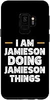 Vista 1 de Galaxy S9 I am Jamieson doing Jamieson things custom funny name Case