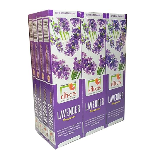 Darshan Incense Effects Incense Sticks Lavender Fragrance Agarbatti