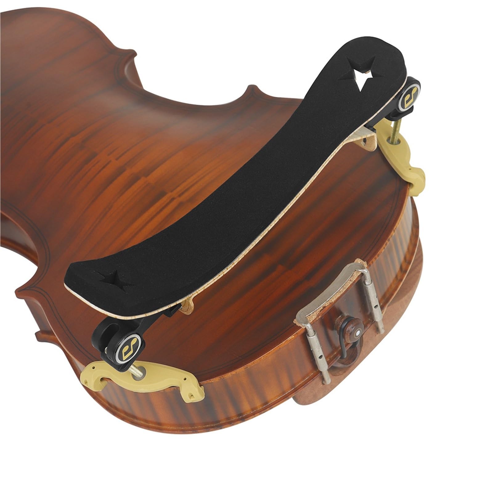 Poggiaspalla per violino Spugna addensata con motivo a stella scavata Mento regolabile 3/4/4 Accessori parti di violino | Poggiaspalla per violino