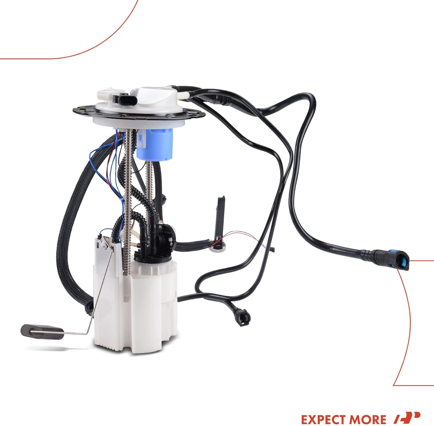 A-Premium Electric Fuel Pump Module Assembly with Pressure Sensor Compatible with Saturn Vue 2007, L4 2.2L 2.4L V6 3.5L, Replace# 15904477
