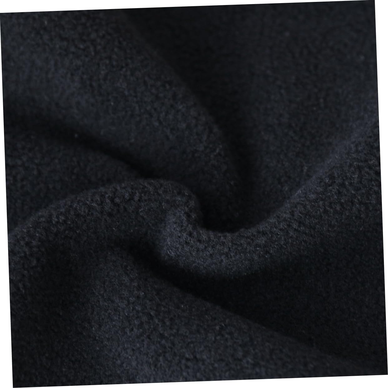 Homoyoyo Windproof Thickened Fleece Ski Face Mask Cap for Cycling Skiing Mountaineering Comfortable Cover for Cold Weather Black