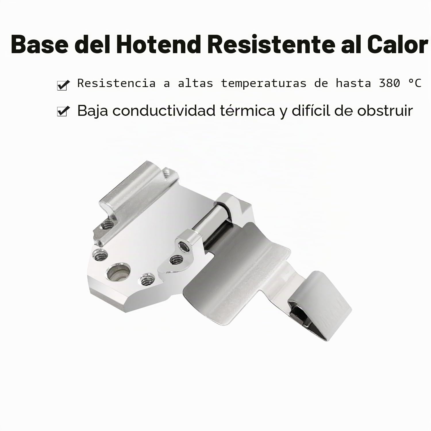 HzdaDeve Kit de montaje de calefacción para Flashforge AD5X Hot End Calefacción Componente con cartucho de calefacción y termistor Sensor de temperatura Clip de base aislante del calor para Flashforge