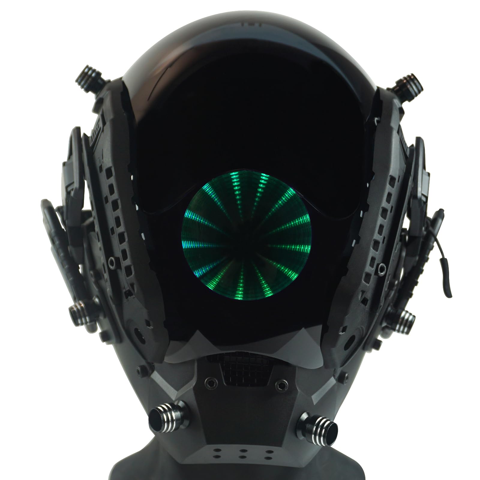 Marikito Punk LED Mask, Eye Of The Abyss Design, Techwear Cosplay Accessory - Image 2