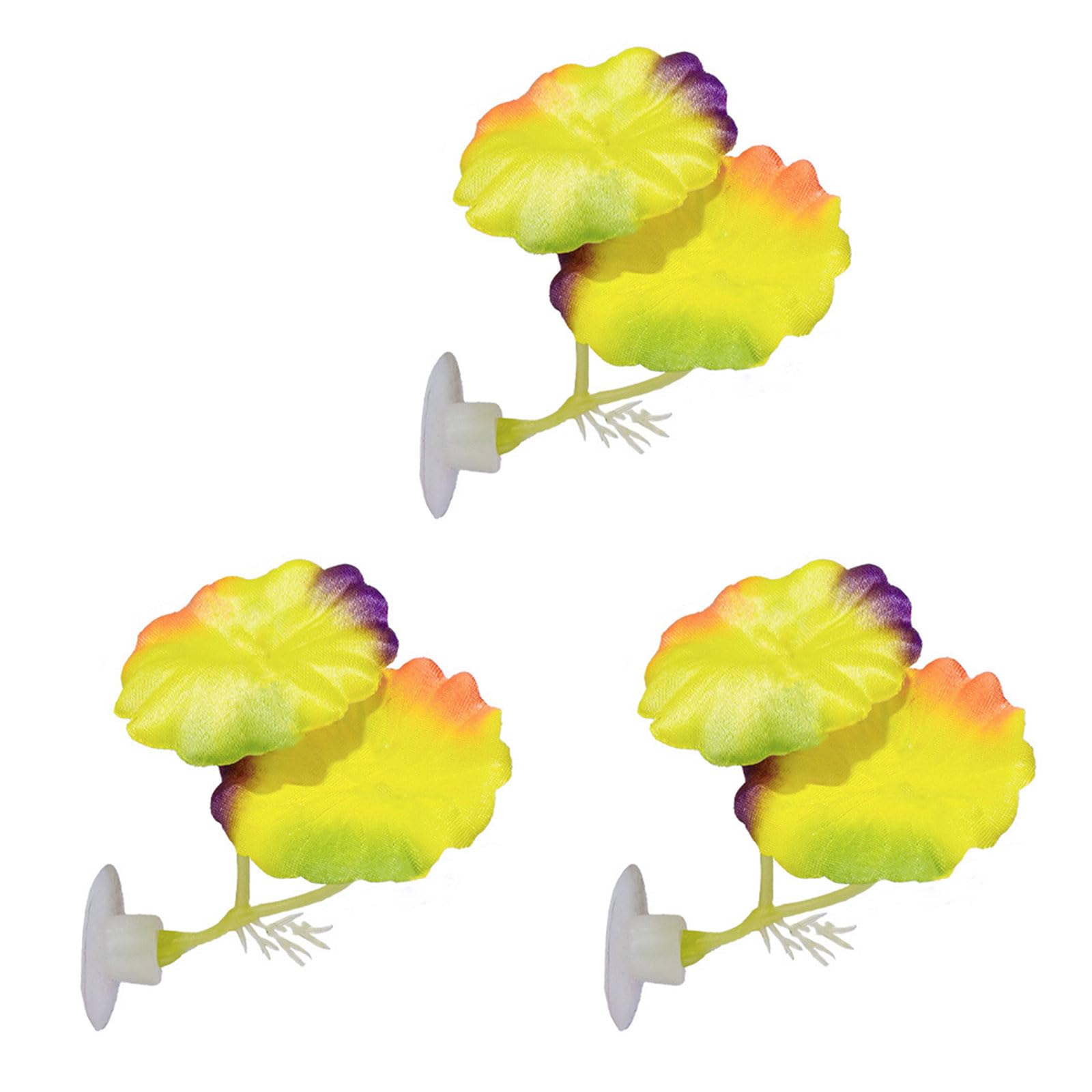 HDOYTXXM Colorful Artificial Leaves Decoration Suitable for Breeding Bettas and Enhancing Aquarium Aesthetics Realistic Fish Tanks Plant