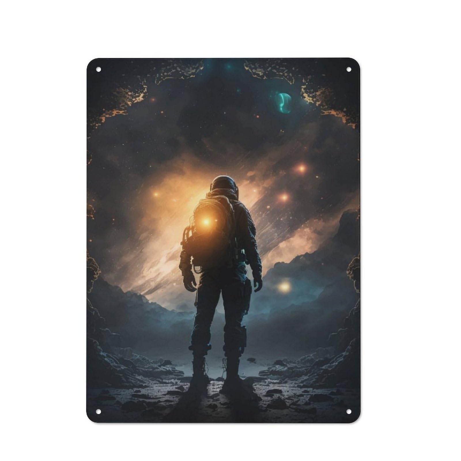 Soldier Smart Metal Wall Decor 40x30cm, Office Metal Sign for Office, Study, Studio Or Hallway