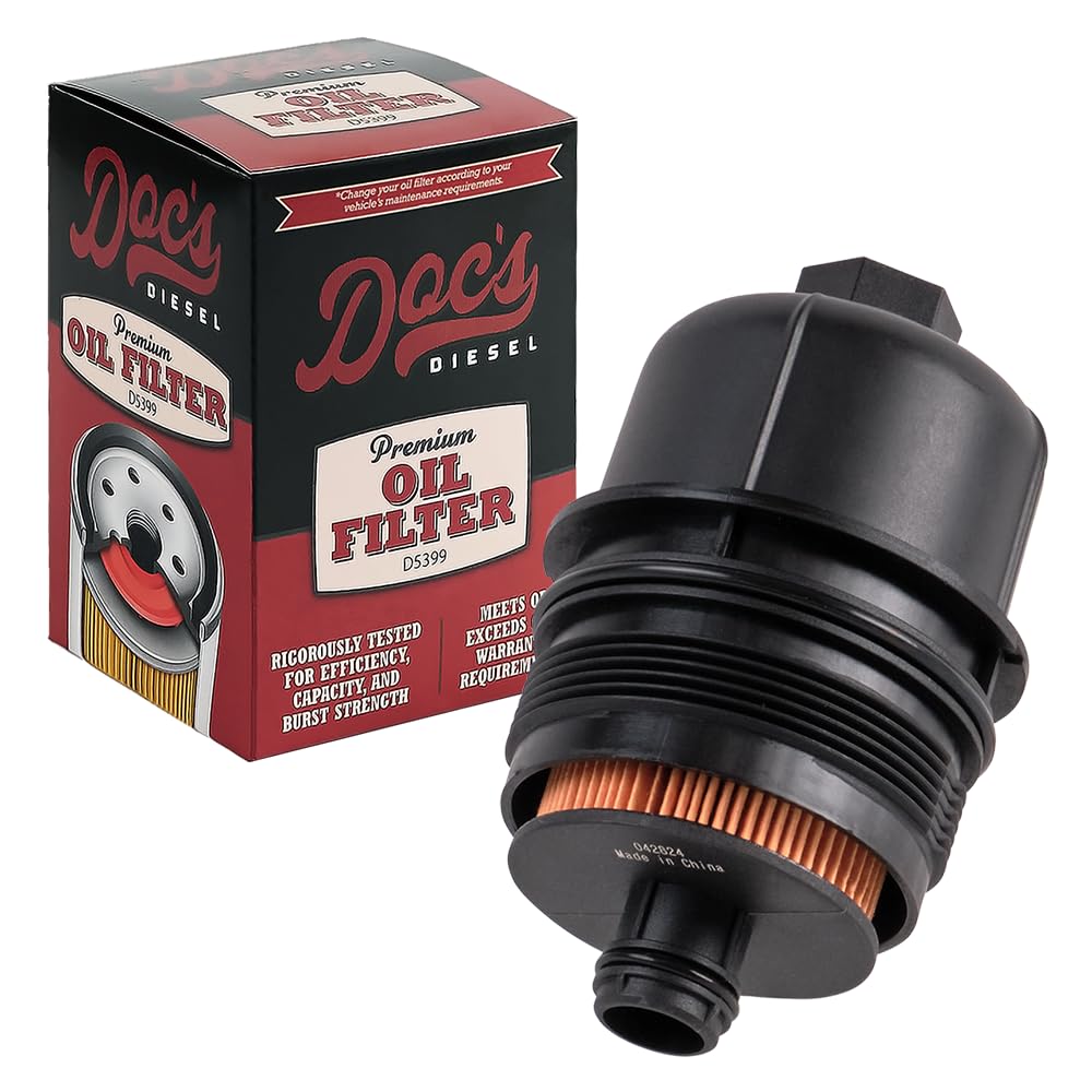Doc's Diesel Wrangler/Gladiator 3.0L + Ram 1500 3.0L EcoDiesel Oil Filter 2020-2023 | Replaces 68507598AA, 68498720AA
