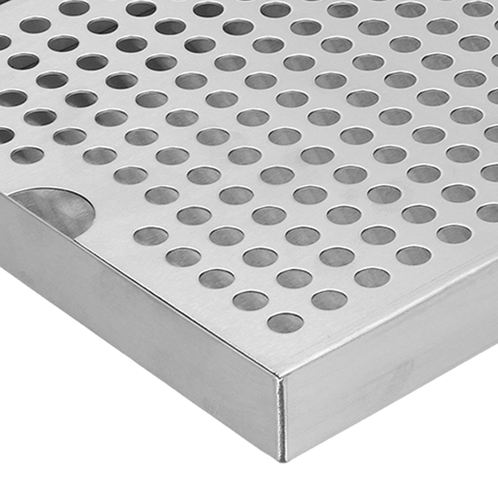 Vaschetta Antigoccia in Acciaio Inox con Coperchio Rimovibile per Tre Colonne