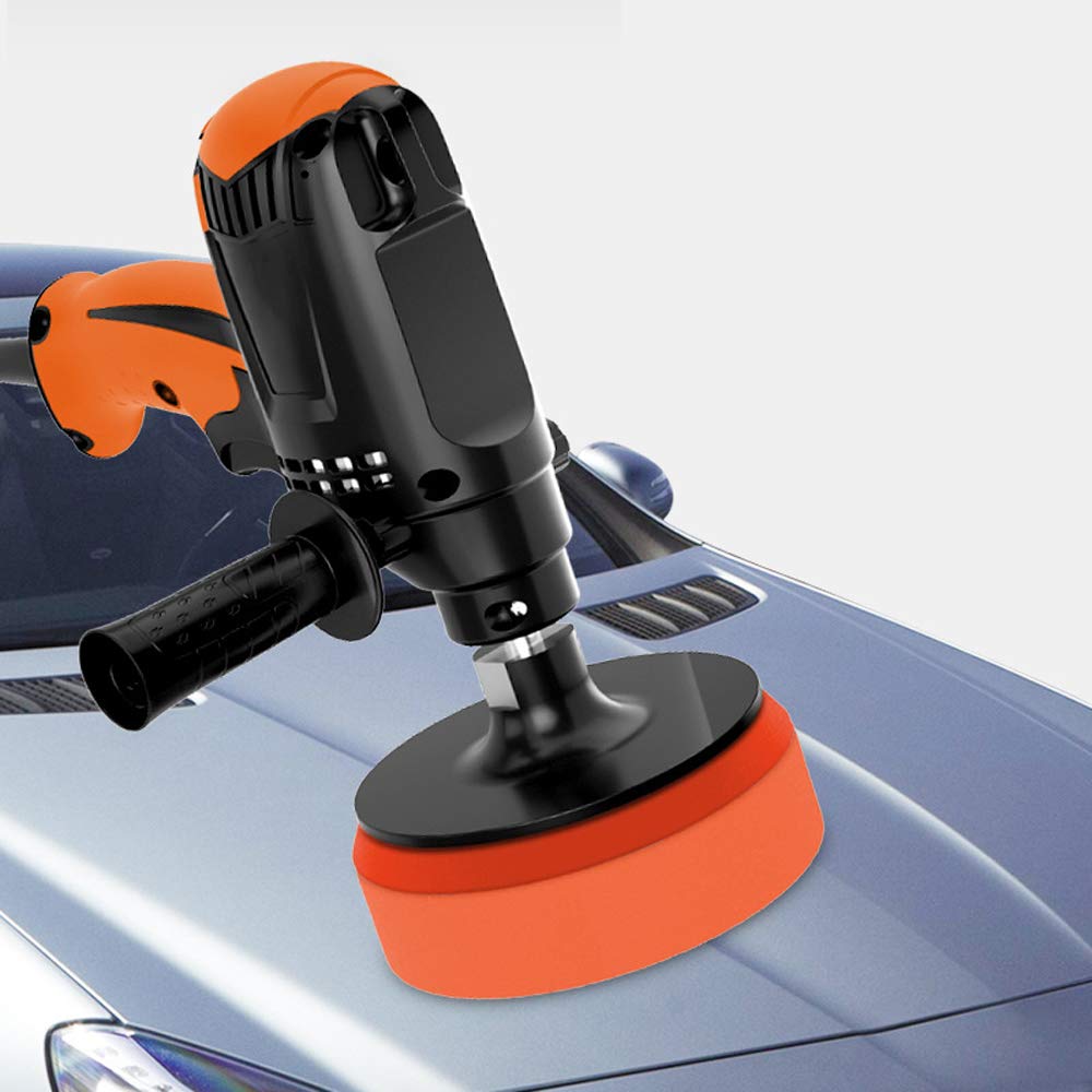 Pulidora y enceradora multifunción para coche, herramienta de pulido eléctrica con velocidad ajustable de seis velocidades, ideal para belleza y detalles del coche