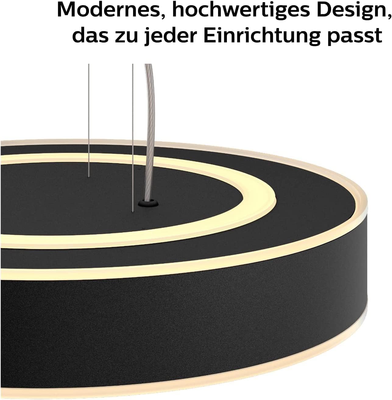 Philips Hue Enrave Pendelleuchte inkl. Dimmschalter, Schwarz