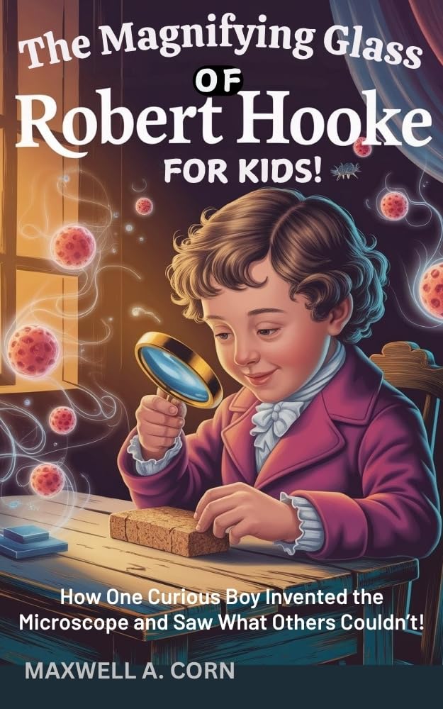 The Magnifying Glass of Robert Hooke – For Kids!: How One Curious Boy Invented the Microscope and Saw What Others Couldn’t! (INSPIRING HISTORY FOR KIDS)