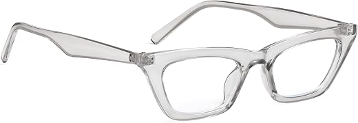 ROYAL SON Narrow Square Cat Eye Women Blue Ray Cut Sunglasses