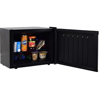 Syntrox Bunda 35 Litre Hotel Refrigerator Mini Bar & Mini Fridge Low Noise Vibration-Free 70/130 Watt Black Automatic Defrost Function Height-Adjustable Drawer [Energy Class B]