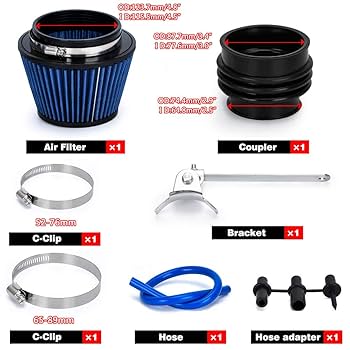 くぅぴん Amazon.com: PTNHZ Carbon Fiber AIR Intake Pipe Compatible