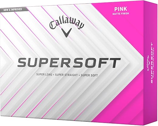 Supersoft Matte 2023 Golf Balls, Pink - Callaway