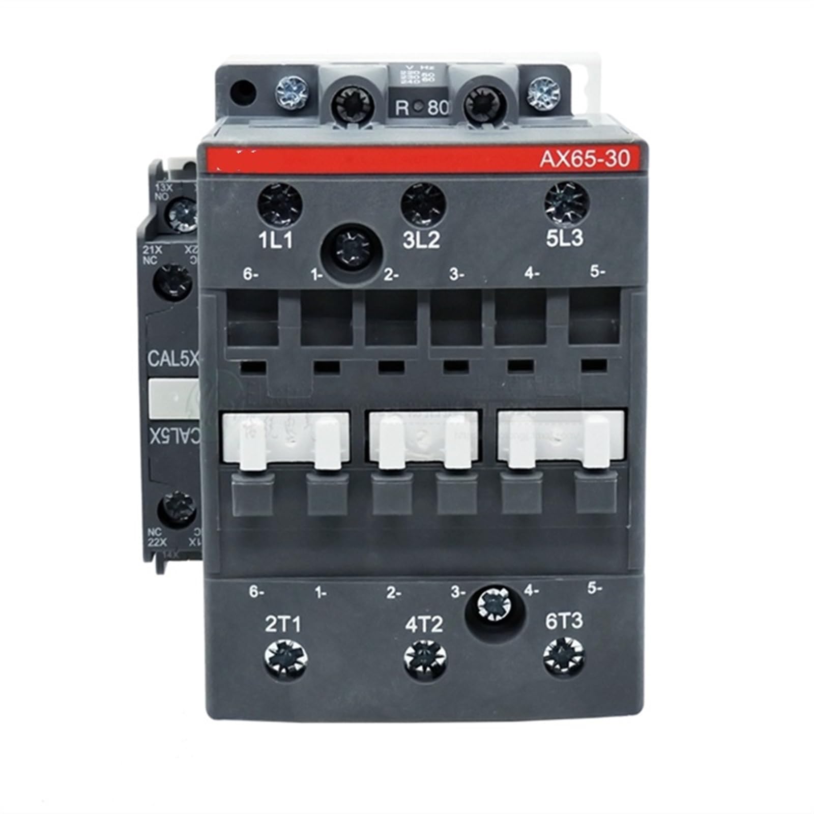 JJHQOKYNA 1Pcs 50A 65A 3P AC Contactor AX50-30-11 AX65-30-11 Coil Voltage AC220V AC110V AC24V AC380V(AX50-30-11 AC24V)