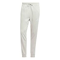 adidas Homme Essential Three Stripes Fleece Pant, Wonder Alumina/White