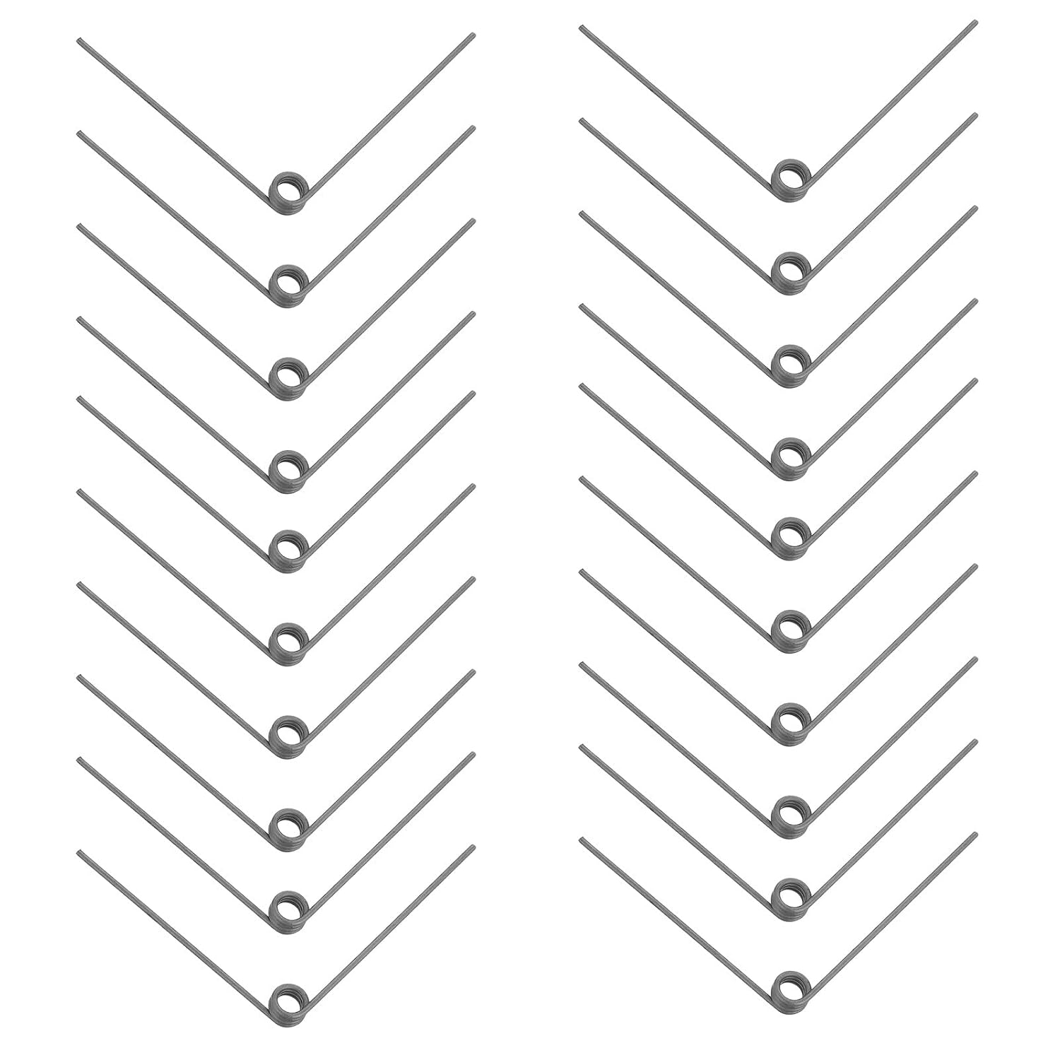 20PCS Torsional Springs: Stainless Steel 90 Degree Small Torsion Spring - 1.2mm Wire Diameter for Home Repairs & DIY Compression