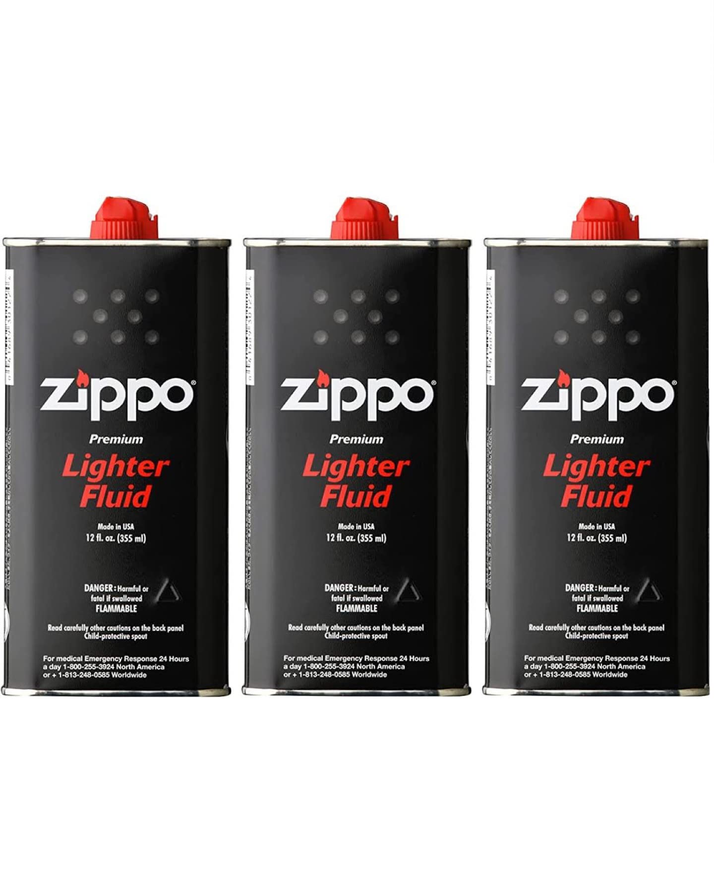 Amazon.co.jp: （3個セット） ジッポ ZIPPO ライター オイル大缶 355ml 