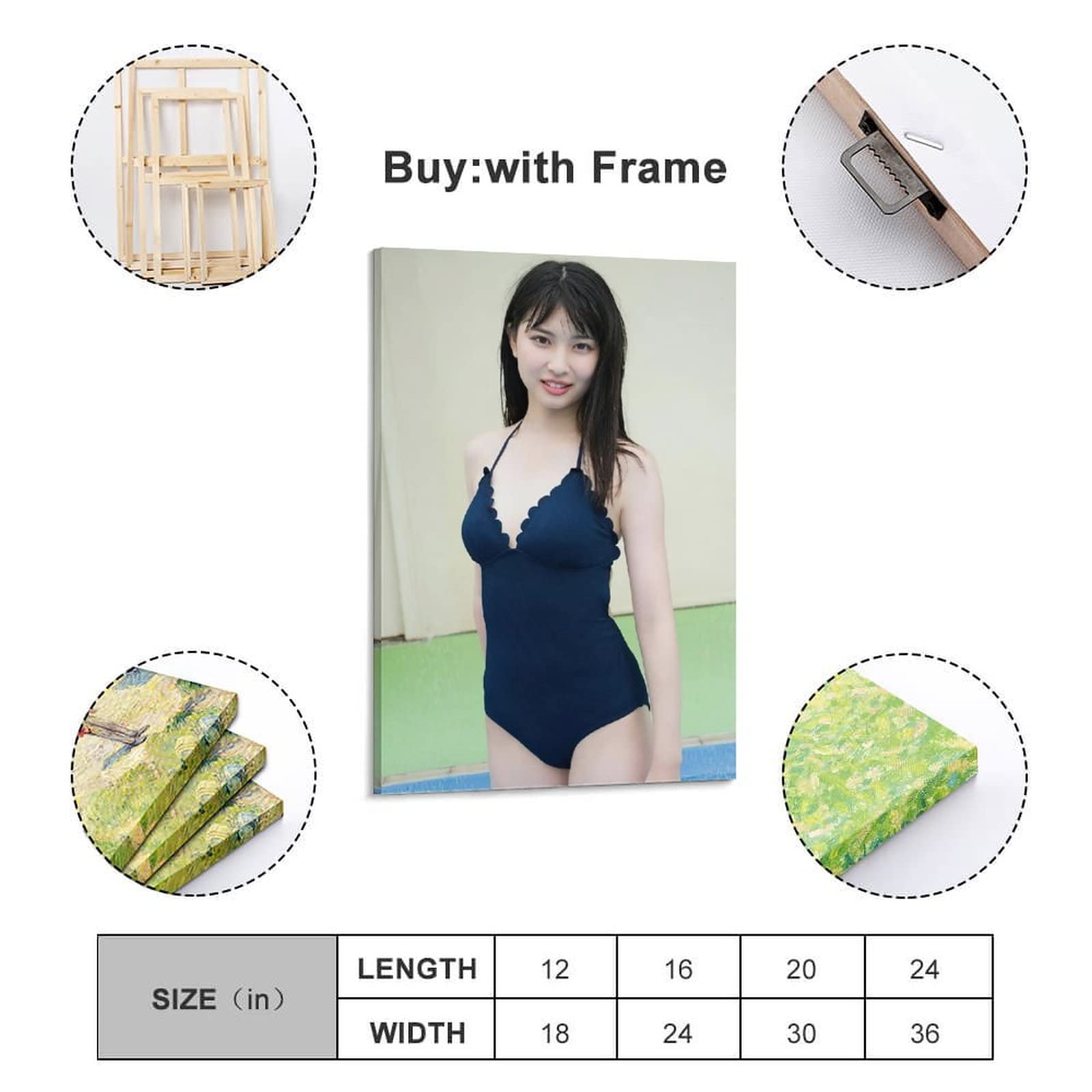 Amazon.co.jp: Ayane Kinoshita HD Photo Poster 2 Home Decor Art