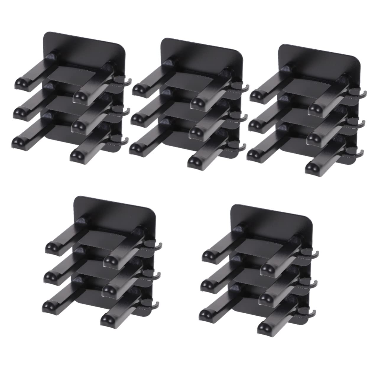 Cabilock 15 Piezas Colgador De Secador De Pelo Organizador De Pinzas Para El Cabello Organizador De Peinados Hombre Estante Para Secador De Pelo Abdominales Montado En La Pared