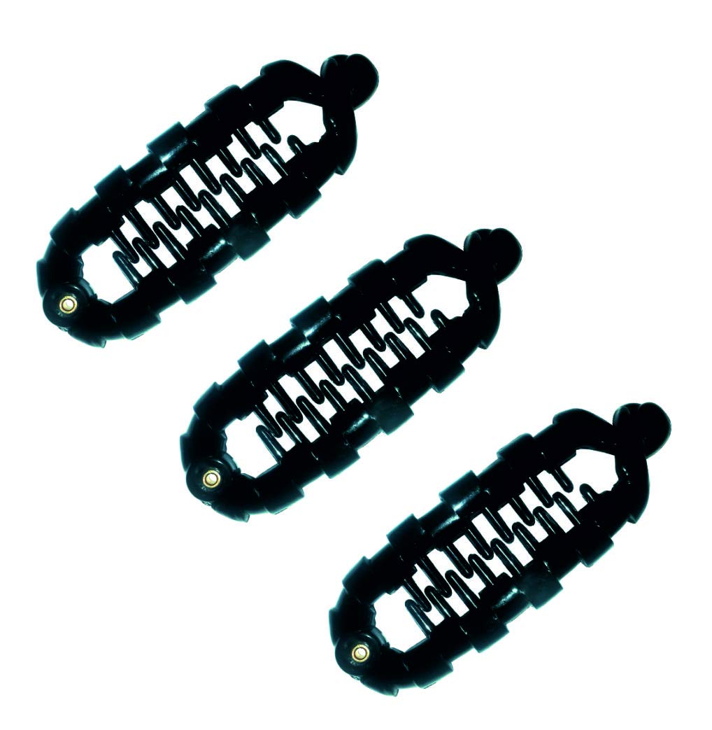 WESTEND Fishtail Banana Hair Clip For Women Set of 3 Black 550 (B08D6914L8) Amazon Price History, Amazon Price Tracker