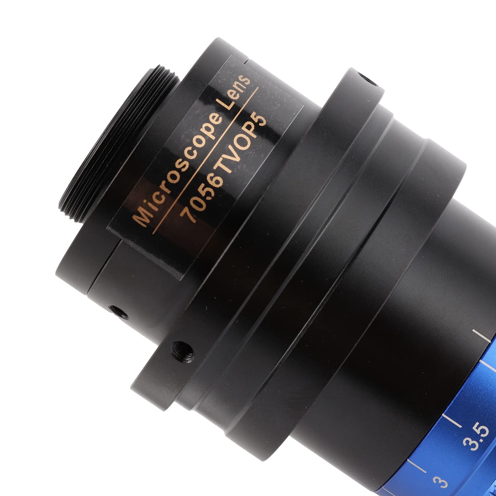 Lente de microscopio monocular Ajustable de Alta precisión 32X 255X Ampliación de Zoom para inspección Industrial y Uso en Laboratorio Material metálico 130 mm de Longitud