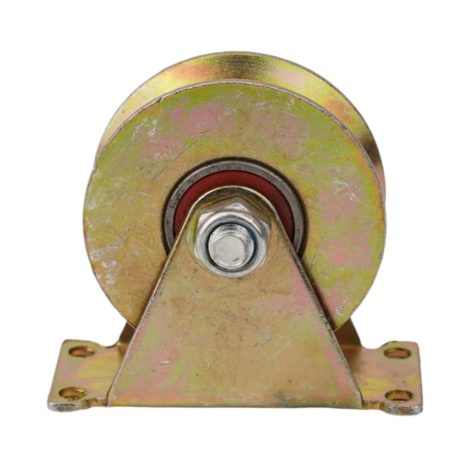 V-Nut-Rollen für Schiebetore, 1 Riemenscheibe für Stahlseile 1-8 mm, mit 2 Kugellagern, reibungslose Bewegung für Türen und Fenster, 32 mm V-Nut-Rad