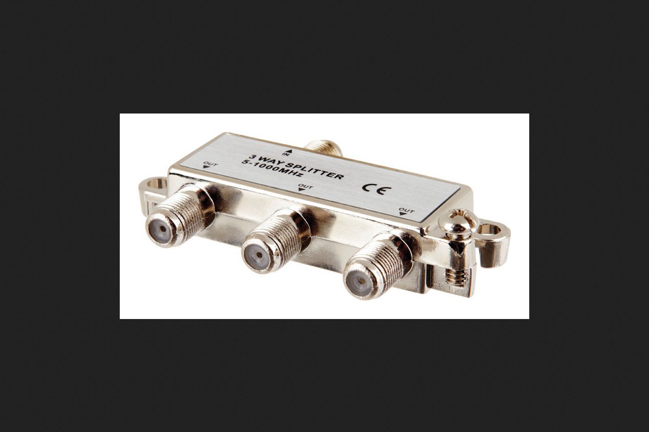 Monster Cable 3 Way Coax Splitter Carded