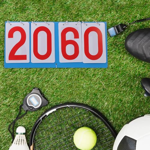 Marcador Deportivo Digital Portátil de 4 Dígitos Rojo miniatura 4