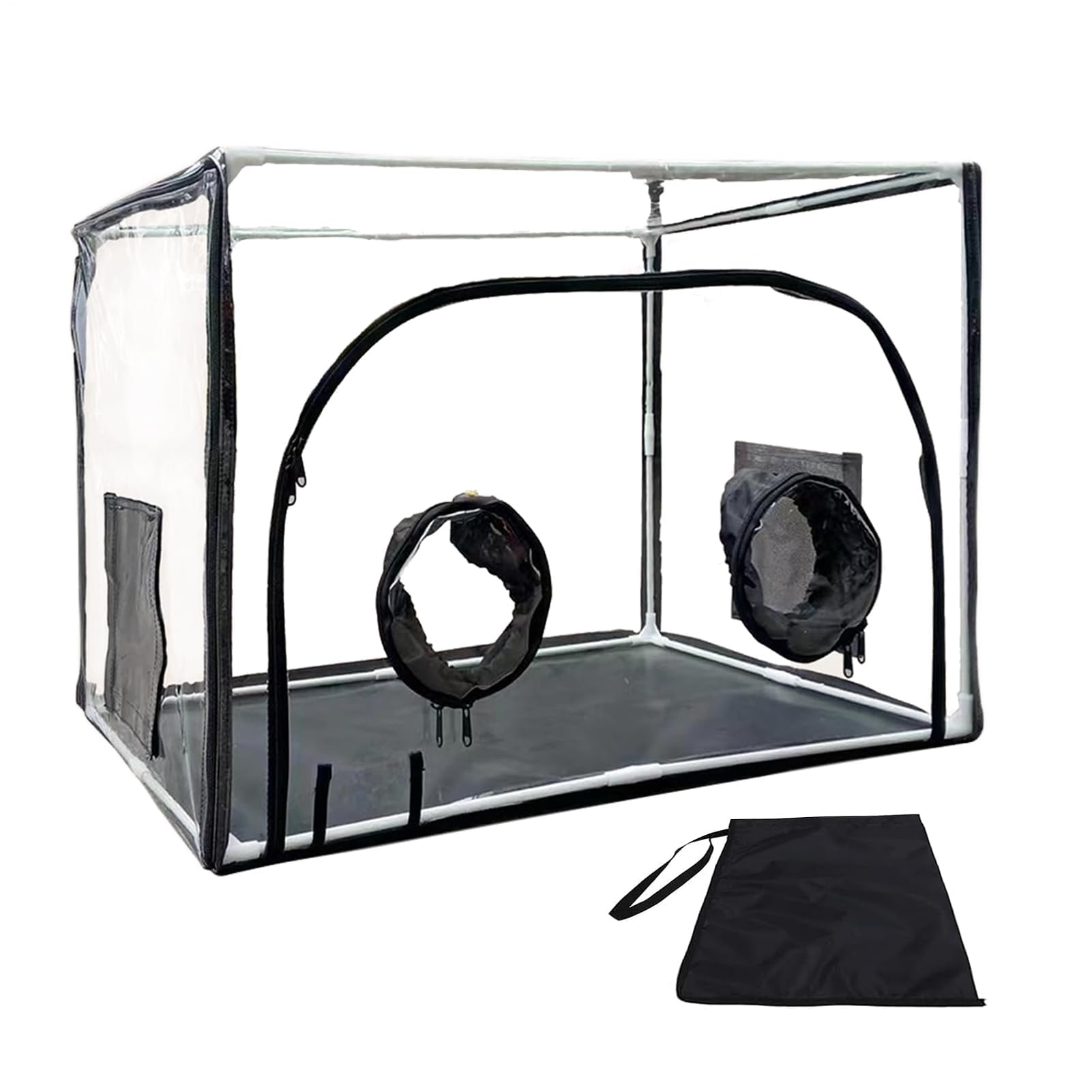 Tente de culture de champignons anti contamination avec boite a air