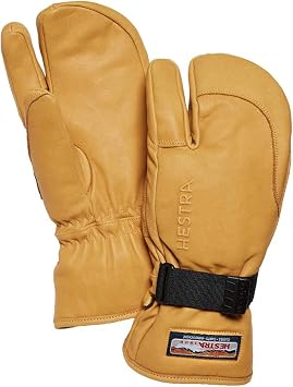 Hestra Hestra Snow Glove 3-Finger GTX Full Leather 3-Finger GORE-TEX Full Leather 33882 Tan