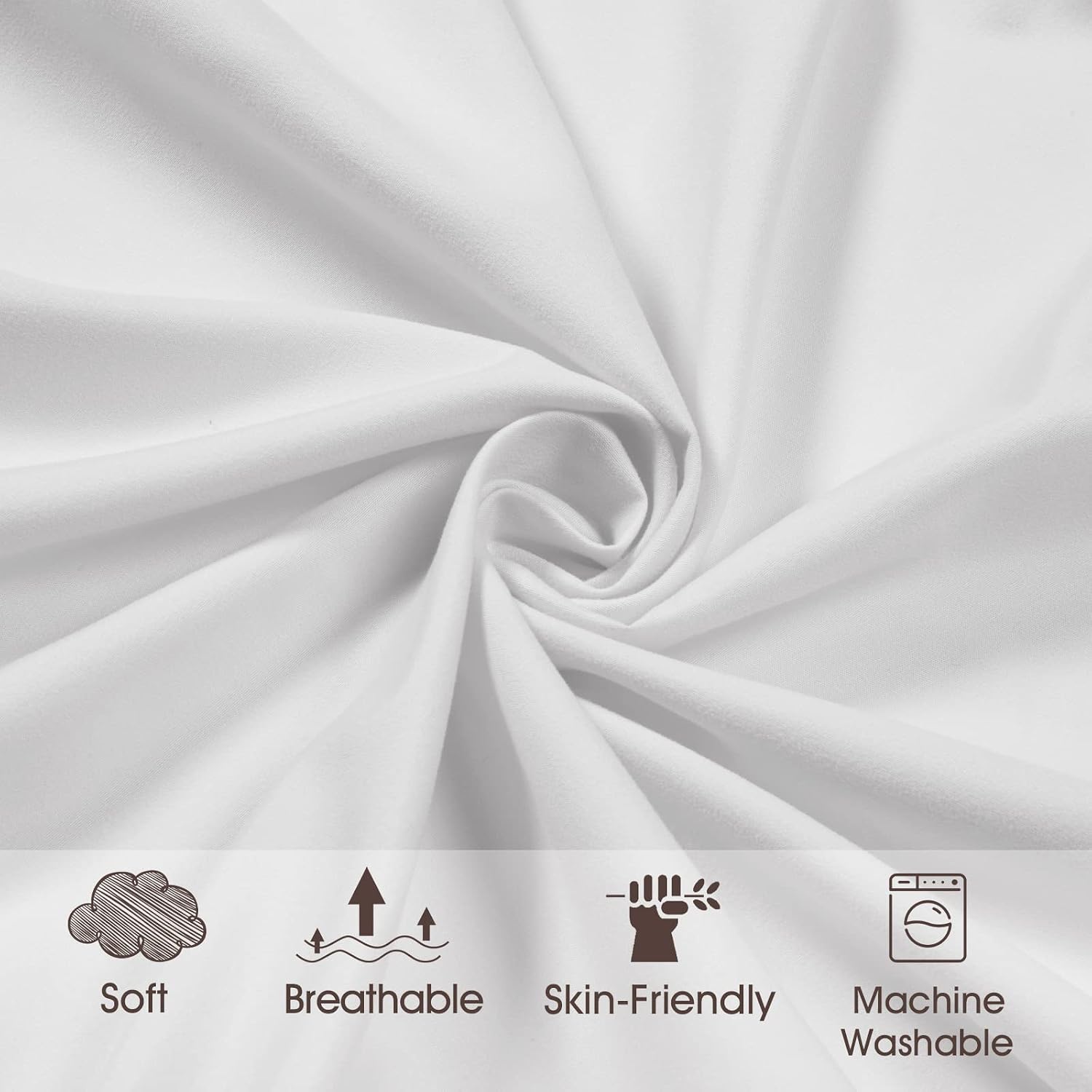PHF Soft Mini Crib Sheets Set, 2 Pack Silky Comfy Pack N Play Sheets for Boys Girls, Universal Fit for Pack N Play, Playard and Mini Crib Mattresses, Light Grey & Light Grey