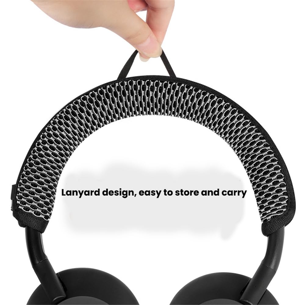 Copertura Archetto In Pelle Per Sony WH-CH720N – Ricambio Per Fascia Testa, Nero - 5