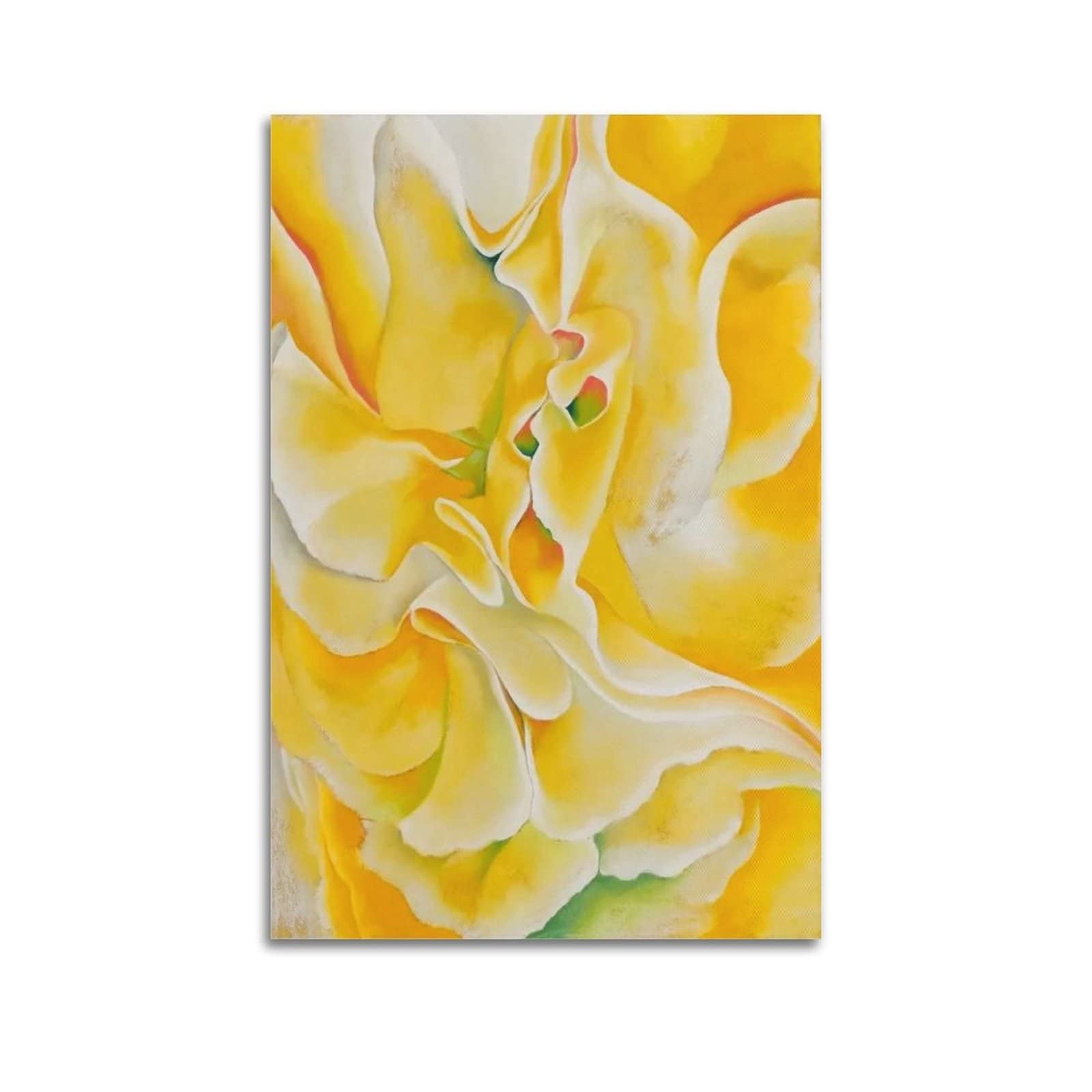 Amazon.com: Yellow Sweet Peas By Georgia O'Keeffe Painter Artwork