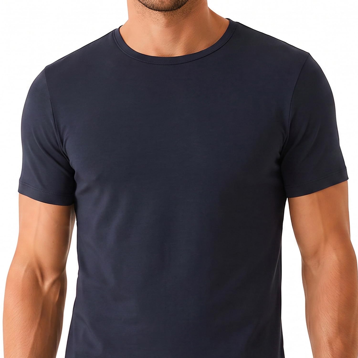 Boss Tshirt RN 3p Bamboo 10270020 0 Underwear_T_Shirt Hombre