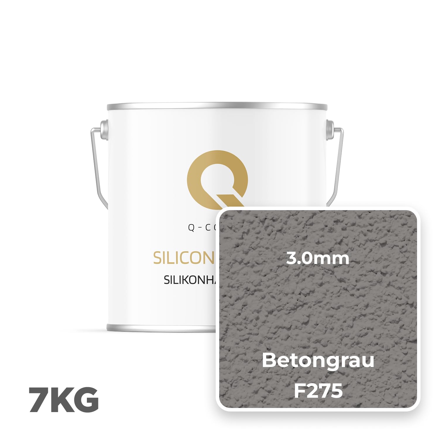 Intonaco In Resina Siliconica Grigio Scuro Freddo F275 7kg 3mm