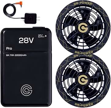 長信ジャパン　空調服用　28V GB-POWER Amazon.co.jp: 長信ジャパン 2025年 28V バッテリー ファン デバイス