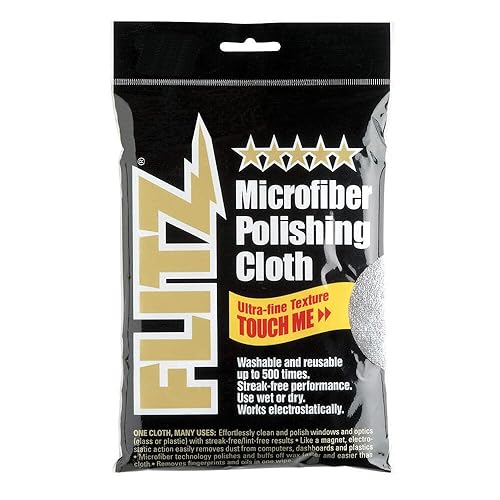 Flitz Premium Microfiber Polishing Cloth (400 GSM) - 16" x