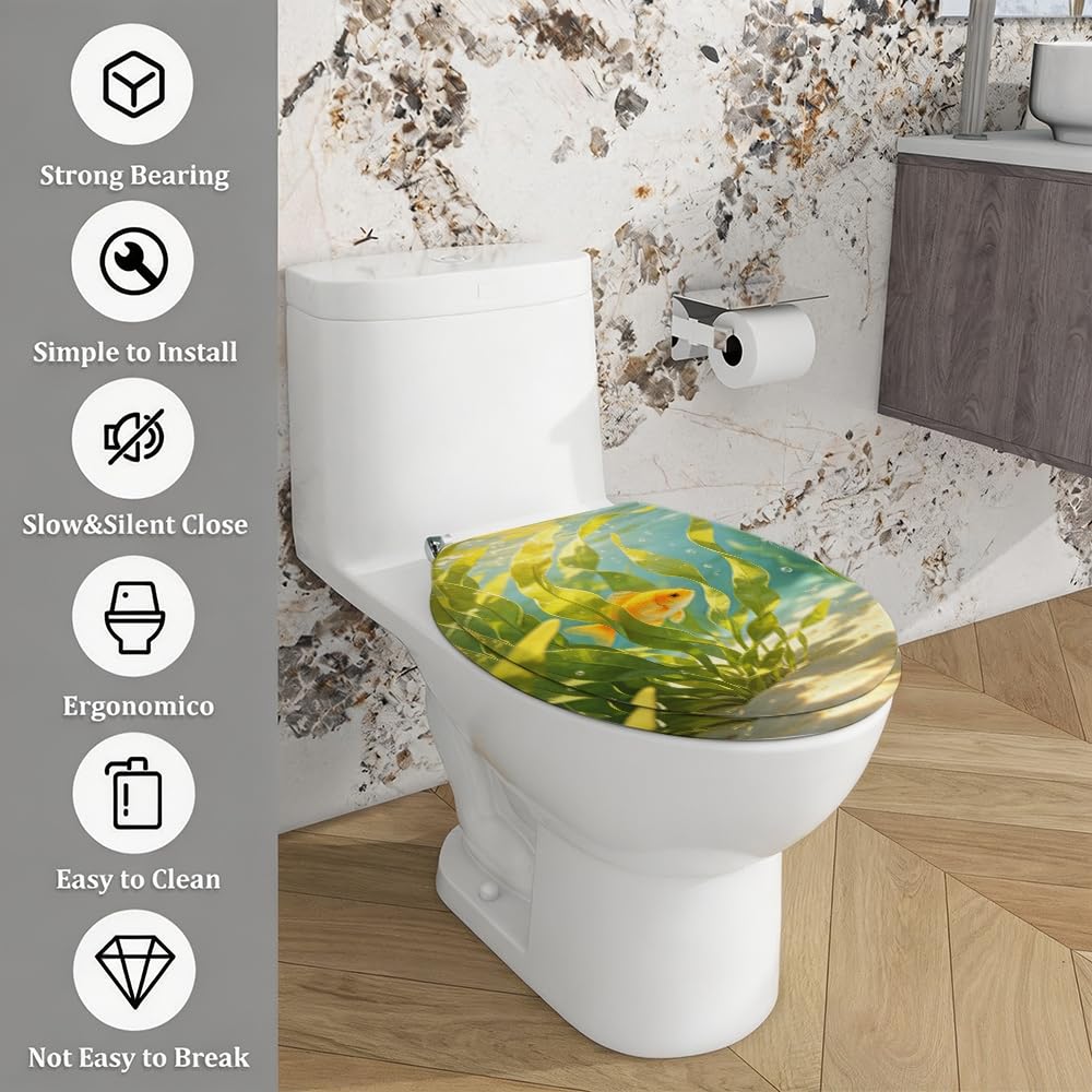Sedile WC in marina, formato A2, per bagno standard