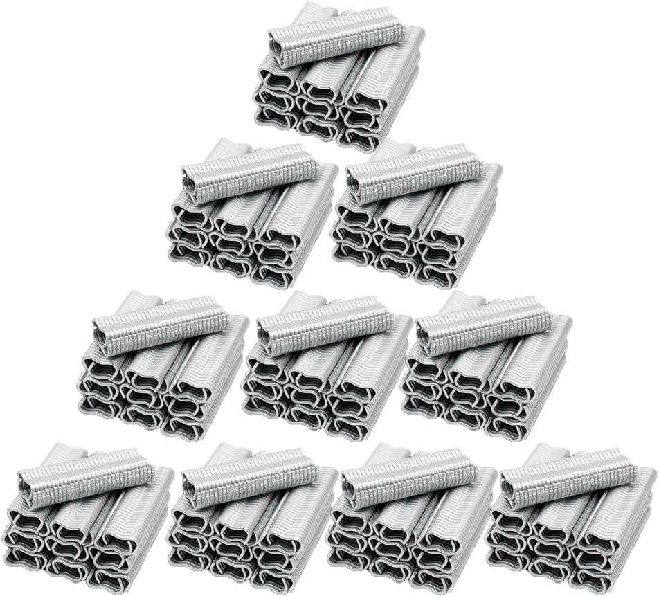 6000pcs Type M Nails, Zinc-Aluminum Alloy Material is Sturdy and Rust-Proof for Type M Nail Ring Pliers