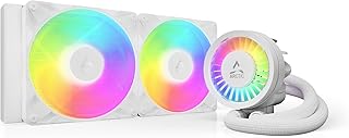 Liquid Freezer III Pro 280 A-RGB (White) - AIO CPU Cooler, 2 x 140 mm Water Cooled, 38 mm Radiator, PWM Pump, VRM Fan, AMD AM5/AM4, Intel LGA1851/1700 Contact Frame